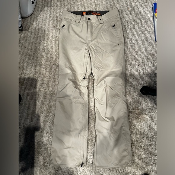 Men’s L snowboarding beige pants. - Picture 1 of 5
